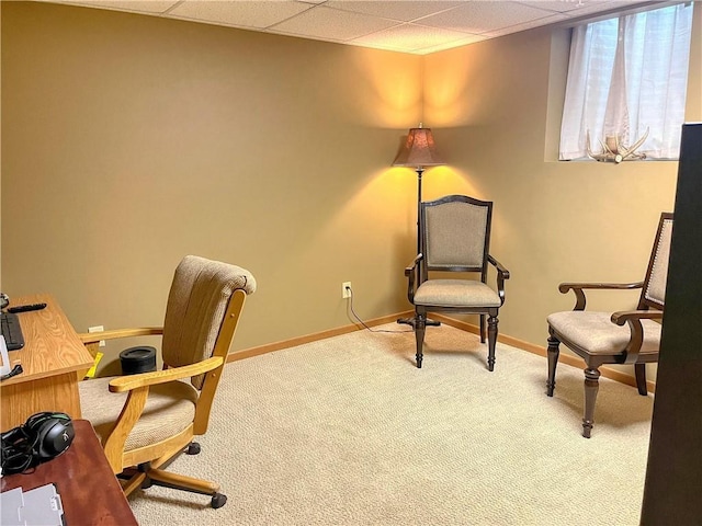 608 3rd St, Cameron, WI 54822 - office space with carpet flooring and a drop ceiling