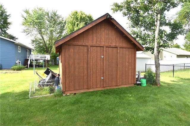 608 3rd St, Cameron, WI 54822 - view of shed