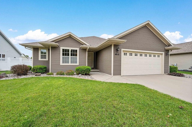 4815 Isabella Cir, Oneida, WI 54155 - single story home with concrete driveway and a garage