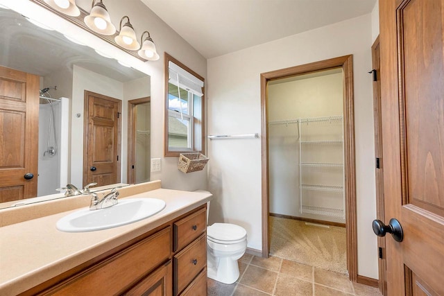 4815 Isabella Cir, Oneida, WI 54155 - full bathroom featuring vanity and a spacious closet