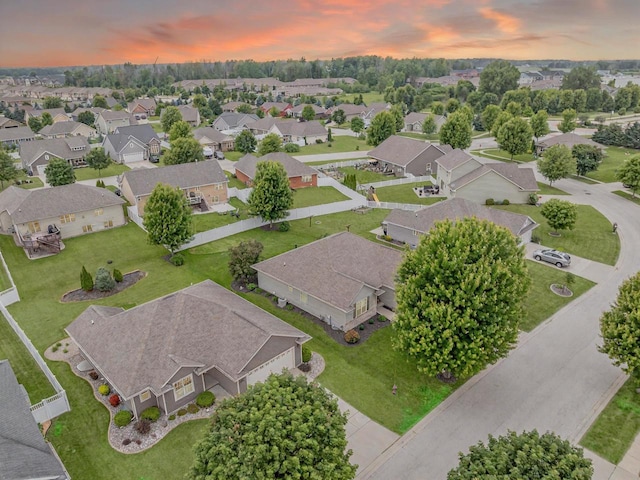 4815 Isabella Cir, Oneida, WI 54155 - aerial view at dusk of a residential view