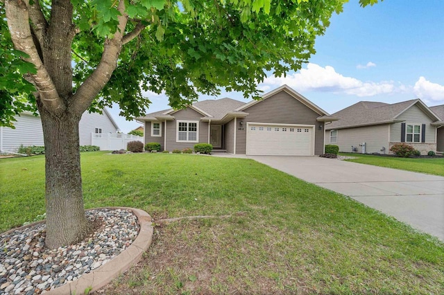 4815 Isabella Cir, Oneida, WI 54155 - single story home with an attached garage and concrete driveway