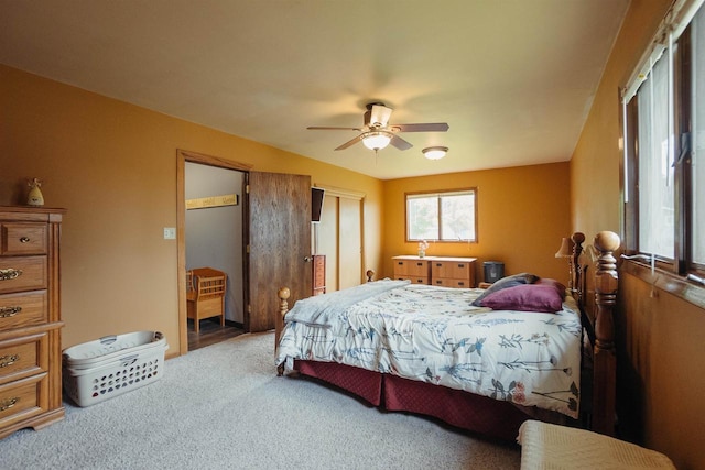 215 Marcoe St, Fond Du Lac, WI 54937 - carpeted bedroom with ceiling fan