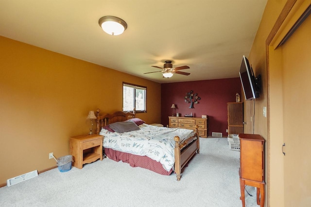215 Marcoe St, Fond Du Lac, WI 54937 - carpeted bedroom with a ceiling fan