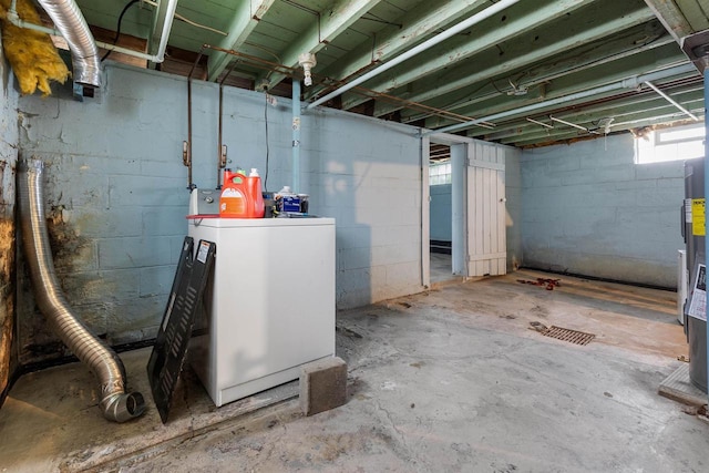 1513 W Washington St, Appleton, WI 54914 - basement featuring washer / clothes dryer