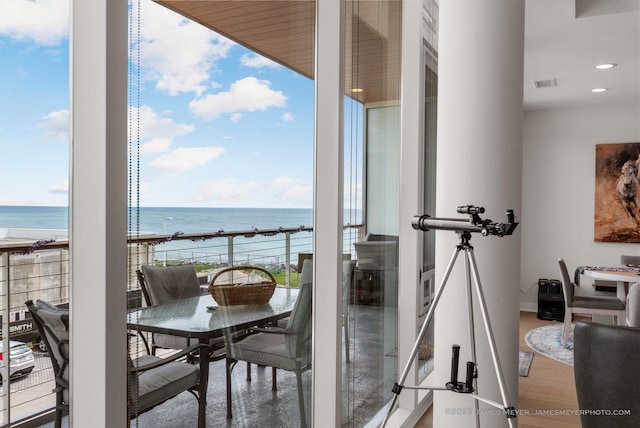 324 N Lake St Unit 204, Port Washington, WI 53074 - balcony with a water view