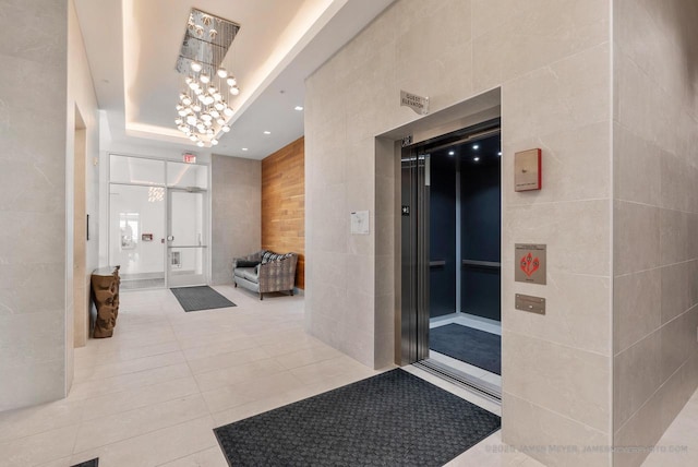 324 N Lake St Unit 204, Port Washington, WI 53074 - lobby with tile walls