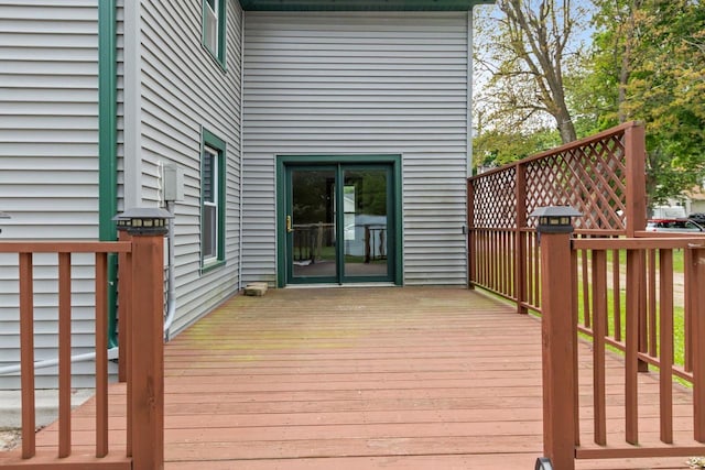 102 10th St, Clintonville, WI 54929 - view of deck
