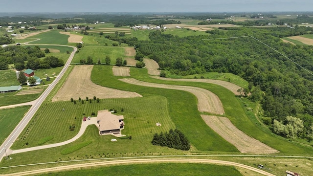 S3358 Hass Ln, Viroqua, WI 54618 - aerial view of property's location with rural landscape