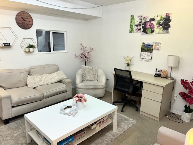 2400 Church St, Stevens Point, WI 54481 - living area featuring an office area and light colored carpet
