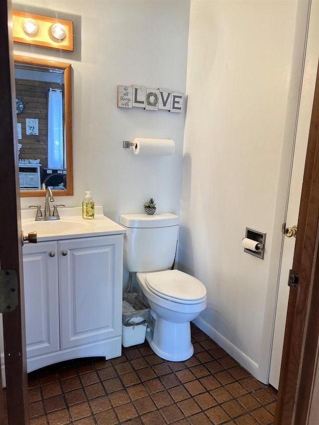 2400 Church St, Stevens Point, WI 54481 - bathroom featuring vanity and tile patterned floors
