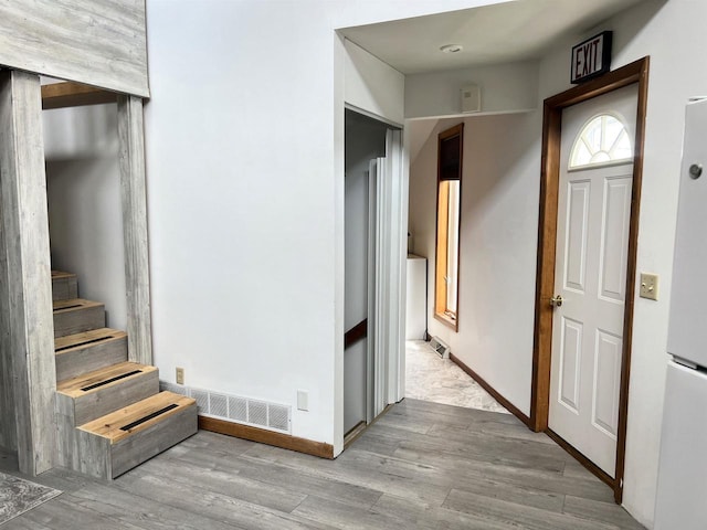 2400 Church St, Stevens Point, WI 54481 - foyer featuring wood finished floors and stairway