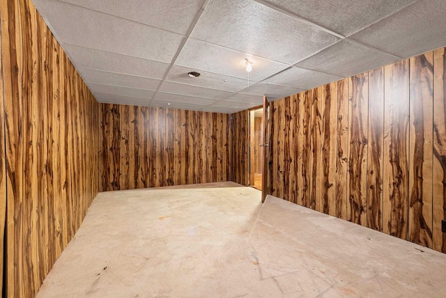 1517 Navarino St, Algoma, WI 54201 - finished below grade area featuring wooden walls