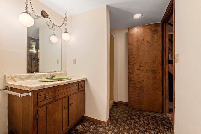 1517 Navarino St, Algoma, WI 54201 - bathroom with vanity and a shower