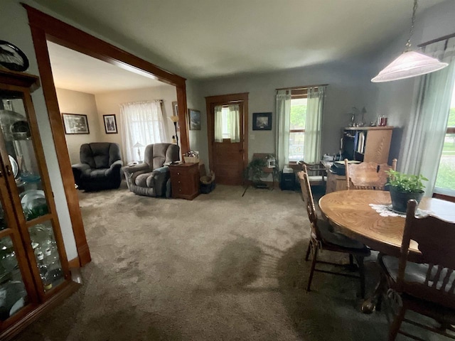 154 W Arndt St, Fond Du Lac, WI 54935 - dining space featuring carpet floors