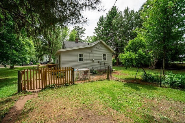 214 E Dell St, New Auburn, WI 54757 - back of house with a chimney