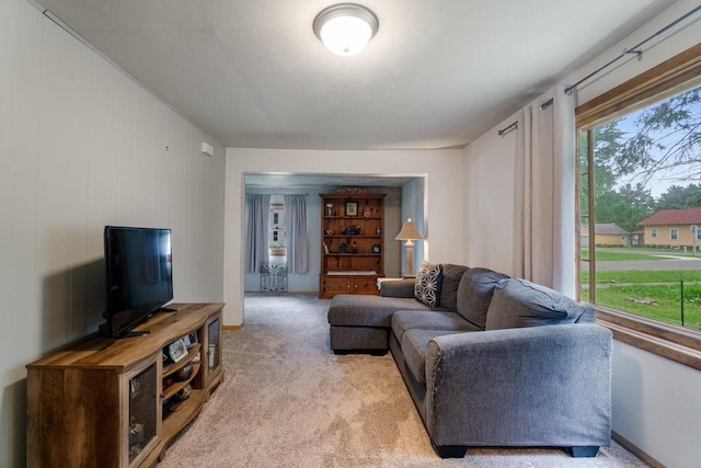 214 E Dell St, New Auburn, WI 54757 - living area with carpet