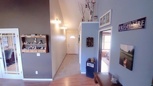 70355 Laine Rd, Iron River, WI 54847 - hallway featuring a towering ceiling