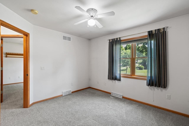 1601 Raspberry Ln, Mount Horeb, WI 53572 - carpeted spare room with ceiling fan and a smoke detector