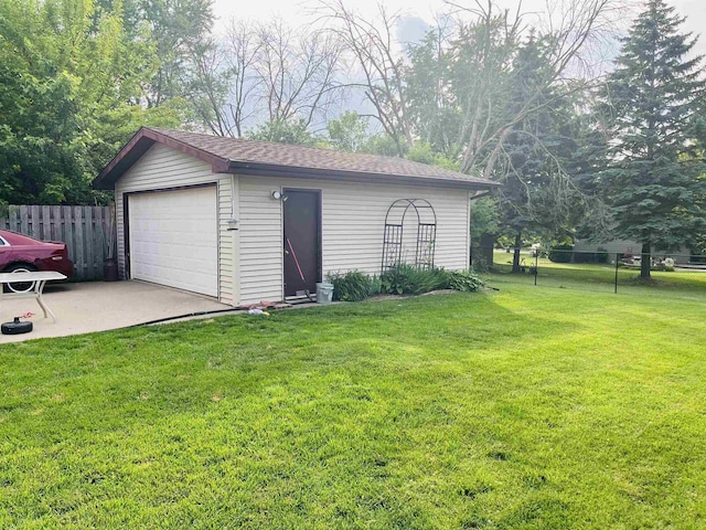 2266 Allerton Dr, Oshkosh, WI 54904 - view of detached garage