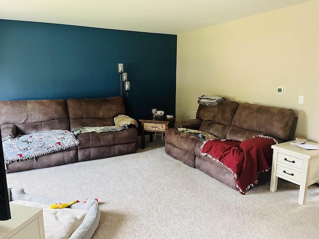 2266 Allerton Dr, Oshkosh, WI 54904 - living room featuring carpet