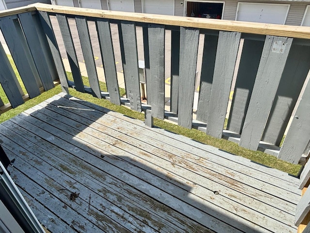 1712 Creek Rd Unit 202, West Bend, WI 53090 - view of wooden terrace