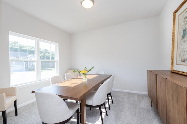 310 Paradise Ct, Hartland, WI 53029 - dining space with light carpet and baseboards