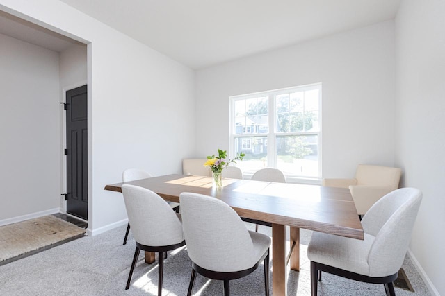 310 Paradise Ct, Hartland, WI 53029 - carpeted dining area featuring baseboards