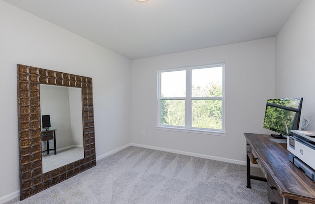 310 Paradise Ct, Hartland, WI 53029 - carpeted home office with baseboards