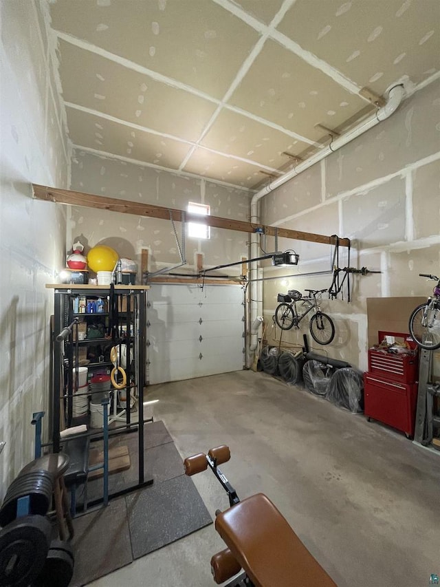 126 W Bayfield St, Washburn, WI 54891 - garage featuring a garage door opener