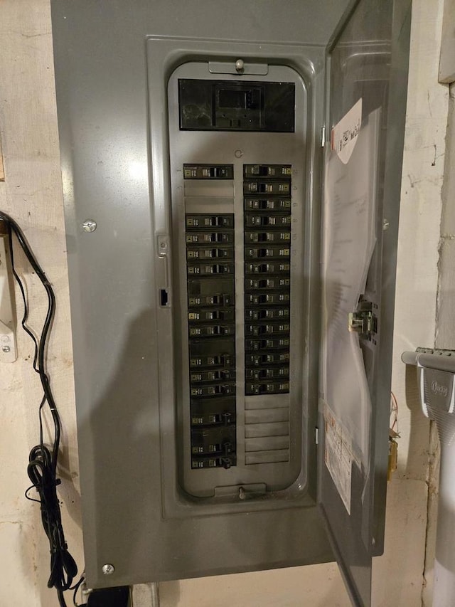 131 Crestview Ln, Nekoosa, WI 54457 - utility room featuring electric panel