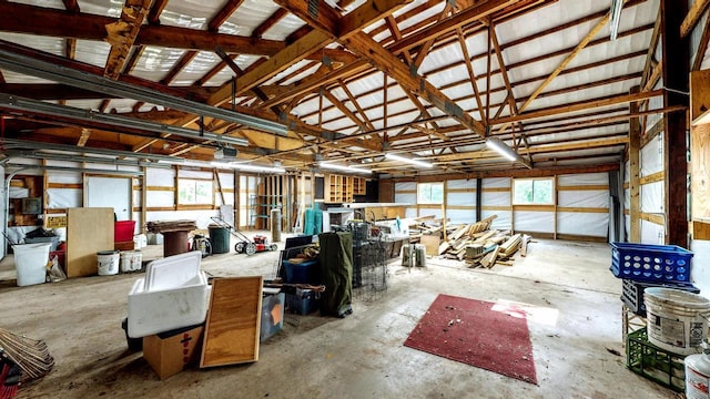N2493 Kunz Rd, Fort Atkinson, WI 53538 - garage featuring a garage door opener