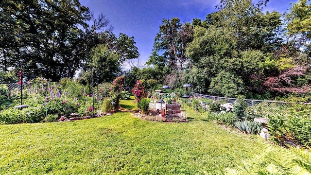 N2493 Kunz Rd, Fort Atkinson, WI 53538 - view of yard featuring a vegetable garden