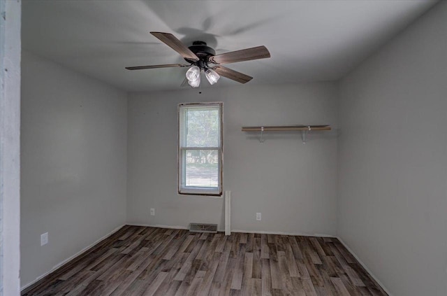 500 2nd Ave, Hollandale, WI 53544 - unfurnished room with wood finished floors and a ceiling fan