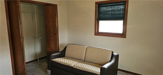 2931 148th Ave, Bloomer, WI 54724 - living area with carpet flooring and baseboards