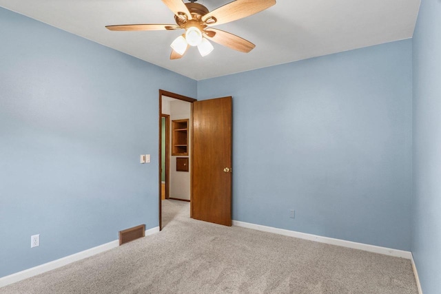 1602 Golden Oak Ln, Madison, WI 53711 - spare room with light colored carpet and ceiling fan