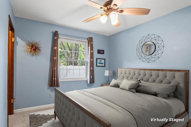 1602 Golden Oak Ln, Madison, WI 53711 - bedroom featuring carpet floors and a ceiling fan