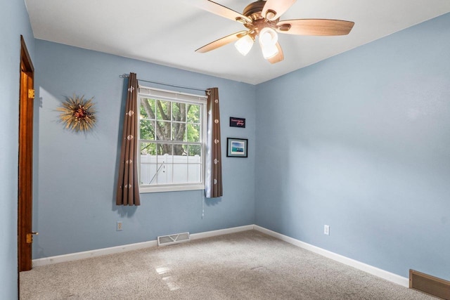1602 Golden Oak Ln, Madison, WI 53711 - carpeted empty room with a ceiling fan and baseboards
