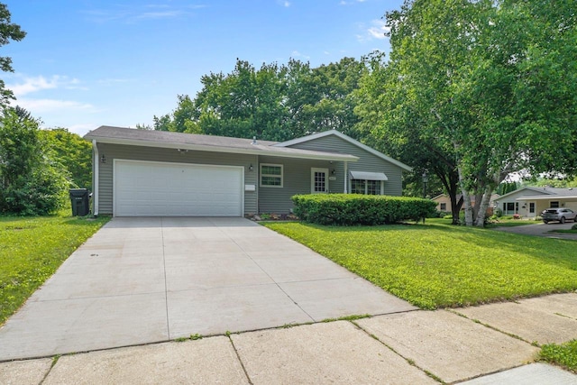 1602 Golden Oak Ln, Madison, WI 53711 - single story home featuring a front yard, a garage, and driveway