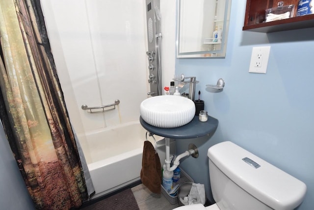 10526 W Congress St, Wauwatosa, WI 53225 - bathroom featuring shower / bath combination with curtain and toilet