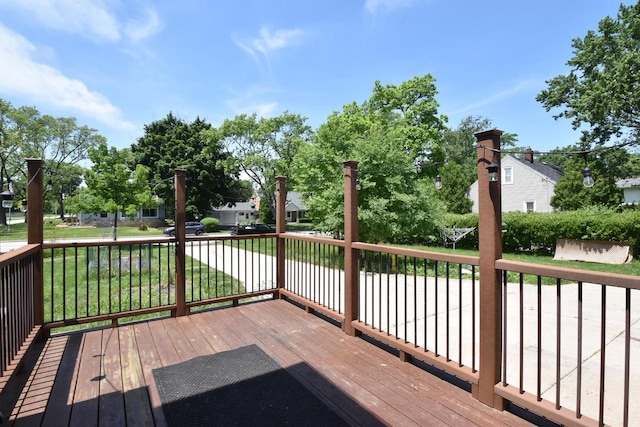 10526 W Congress St, Wauwatosa, WI 53225 - deck with a yard