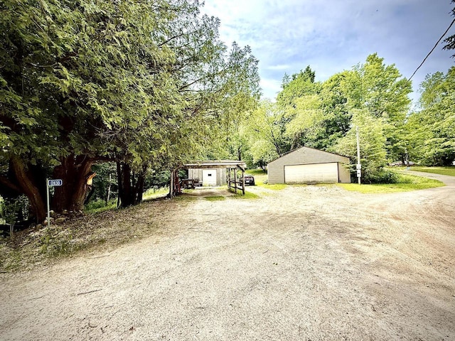 12830 Thunder Hollow Rd, Whitelaw, WI 54247 - view of detached garage