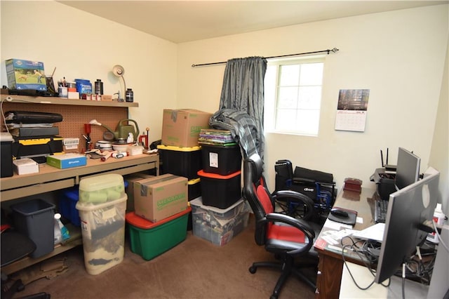 6782 55th St, Chippewa Falls, WI 54729 - view of carpeted home office