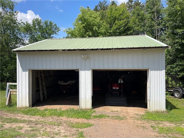 6782 55th St, Chippewa Falls, WI 54729 - view of detached garage