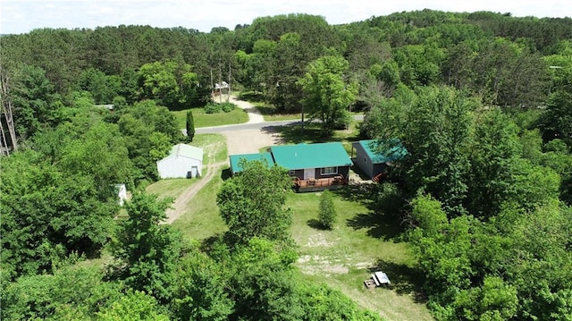 6782 55th St, Chippewa Falls, WI 54729 - view from above of property featuring a forest