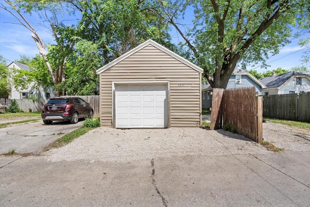 4455 N 58th St, Milwaukee, WI 53218 - view of detached garage