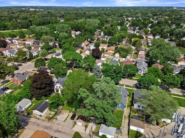 4455 N 58th St, Milwaukee, WI 53218 - aerial view of property and surrounding area with nearby suburban area