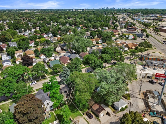 4455 N 58th St, Milwaukee, WI 53218 - aerial overview of property's location featuring nearby suburban area