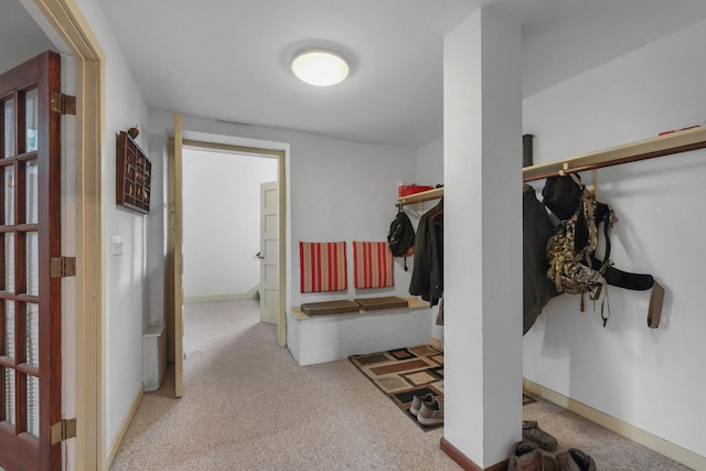 210 N 2nd St, Palmyra, WI 53156 - mudroom featuring carpet
