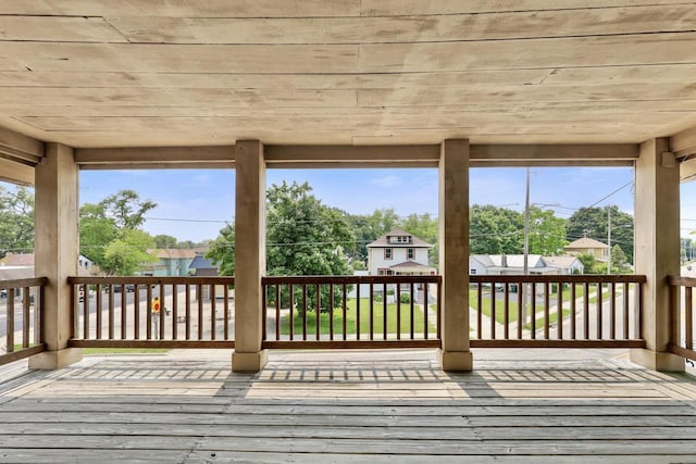 210 N 2nd St, Palmyra, WI 53156 - wooden terrace with a residential view